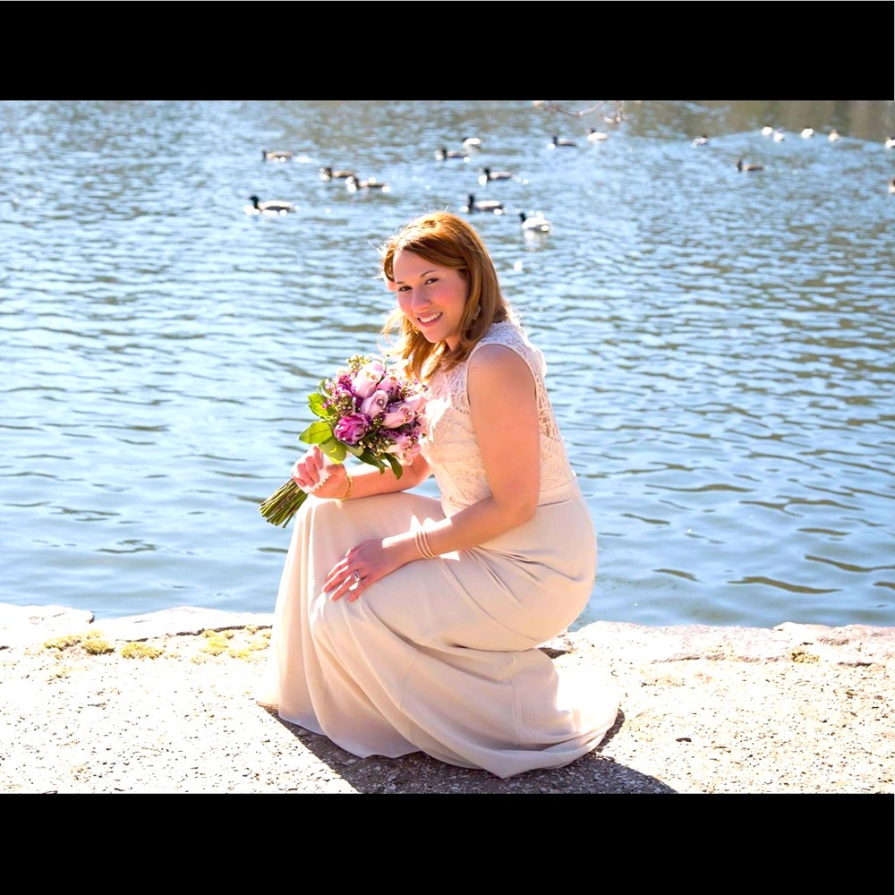 Wedding dress/ one time used
